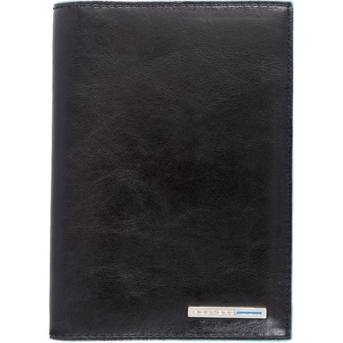 Обложка для документов PIQUADRO BLUE SQUARE AS429B2/N, черная